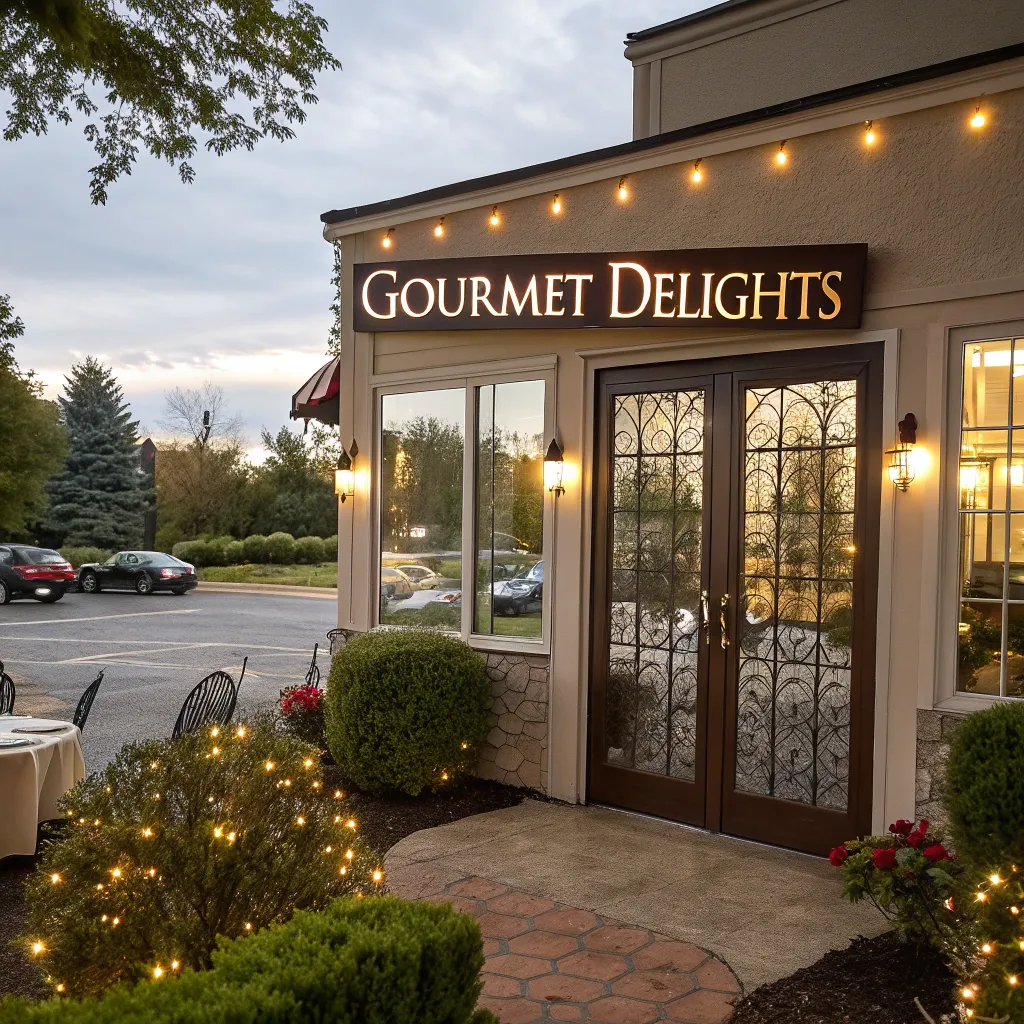 Gourmet Delights restaurant